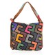 BORSA DA SPALLA CONVERTIBILE IN ZAINO - 1080 - Colore:Multicolor;