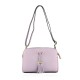 BORSA A TRACOLLA IN PELLE - SR29832 - Colore:Viola - New york;