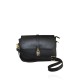 BORSA A MANO  IN PELLE CON TRACOLLA - LH32835 - Colore:Nero;