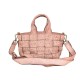 BORSA A MANO IN PELLE VINTAGE - ER49854 - Colore:Cipria;