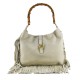 BORSA A SPALLA DONNA IN PELLE CON TRACOLLA - GX38842 - Colore:Beige;