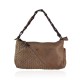 BORSA  DA SPALLA IN PELLE EFFETTO VINTAGE - JM35838 - Colore:Taupe;