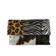 POCHETTE - BUSTA IN PELLE 100% MADE ITALY - GF27830 - Colore:Multicolor;