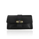 BORSA A TRACOLLA IN PELLE - MH36839 - Colore:Nero;