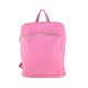 BORSA DA SPALLA CONVERTIBILE IN ZAINO IN PELLE - ZC33836 - Colore:Fuxia;