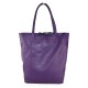 BORSA SHOPPING DONNA IN PELLE - FL20822 - Colore:Viola - Dublin;