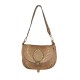 BORSA A SPALLA IN PELLE VINTAGE - SYA49854 - Colore:Taupe;