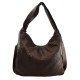 BORSA DA SPALLA CONVERTIBILE IN ZAINO PELLE VINTAGE INTRECCIATO - QZ55861 - Colore:Testa di moro;