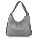 BORSA DA SPALLA CONVERTIBILE IN ZAINO PELLE VINTAGE INTRECCIATO - QZ55861 - Colore:Grigio;