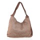 BORSA DA SPALLA CONVERTIBILE IN ZAINO PELLE VINTAGE INTRECCIATO - QZ55861 - Colore:Cipria;