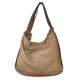 BORSA DA SPALLA CONVERTIBILE IN ZAINO PELLE VINTAGE INTRECCIATO - QZ55861 - Colore:Taupe;