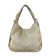 BORSA DA SPALLA CONVERTIBILE IN ZAINO PELLE VINTAGE INTRECCIATO - QZ55861 - Colore:Beige;