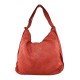 BORSA DA SPALLA CONVERTIBILE IN ZAINO PELLE VINTAGE INTRECCIATO - QZ55861 - Colore:Rosso;