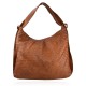 BORSA DA SPALLA CONVERTIBILE IN ZAINO PELLE VINTAGE INTRECCIATO - QZ55861 - Colore:Cuoio;