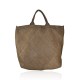 BORSA DONNA SHOPPING  IN PELLE INTRECCIATA - AY69876 - Colore:Taupe;