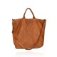 BORSA DONNA SHOPPING  IN PELLE INTRECCIATA - AY69876 - Colore:Cuoio;