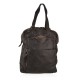 BORSA SPALLA CONVERTIBILE IN ZAINO VINTAGE - NZ63869 - Colore:Testa di moro;