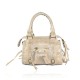 BORSA A MANO  IN PELLE CON TRACOLLA - BC33836 - Colore:Beige;