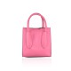 BORSA A MANO  IN PELLE CON TRACOLLA - DX32835 - Colore:Fuxia;