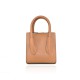 BORSA A MANO  IN PELLE CON TRACOLLA - DX32835 - Colore:Cuoio;