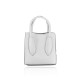 BORSA A MANO  IN PELLE CON TRACOLLA - DX32835 - Colore:Bianco;