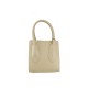 BORSA A MANO  IN PELLE CON TRACOLLA - DX32835 - Colore:Beige;