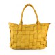 BORSA A SPALLA IN PELLE VINTAGE - NZ62868 - Colore:Giallo;