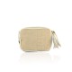 BORSA A TRACOLLA IN PELLE E JUTA - JT19821 - Colore:Beige;