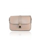 BORSA A MANO  IN PELLE CON TRACOLLA - LH32835 - Colore:Beige;