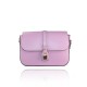 BORSA A MANO  IN PELLE CON TRACOLLA - LH32835 - Colore:Viola - New york;