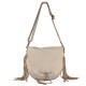 BORSA A TRACOLLA IN PELLE VINTAGE - XC48853 - Colore:Beige;