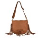 BORSA A TRACOLLA IN PELLE VINTAGE - XC48853 - Colore:Cuoio;