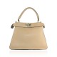 BORSA A MANO  IN PELLE CON TRACOLLA - FH39843 - Colore:Taupe;