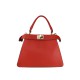 BORSA A MANO  IN PELLE CON TRACOLLA - FH39843 - Colore:Rosso;