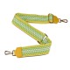 TRACOLLA TESSUTO &amp;amp; PELLE MADE ITALY - TH600 - Colore:Giallo;