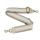 TRACOLLA TESSUTO &amp;amp; PELLE MADE ITALY - TH600 - Colore:Beige;