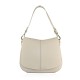 BORSA A SPALLA DONNA IN PELLE CON TRACOLLA - FP39843 - Colore:Beige;