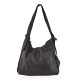 BORSA DA SPALLA CONVERTIBILE IN ZAINO VINTAGE - QZ49854 - Colore:Nero;