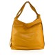 BORSA DA SPALLA CONVERTIBILE IN ZAINO VINTAGE - QZ49854 - Colore:Giallo;