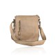 BORSA TRACOLLA IN PELLE VINTAGE - BU39843 - Colore:Beige;