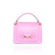 BORSA A MANO  IN PELLE CON TRACOLLA - GE29832 - Colore:Rosa;