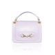 BORSA A MANO  IN PELLE CON TRACOLLA - GE29832 - Colore:Viola - New york;