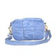 BORSA A TRACOLLA IN PELLE VINTAGE - BI39843 - Colore:Blu;