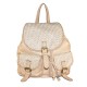 ZAINO IN PELLE EFFETTO VINTAGE - MD59865 - Colore:Cipria;