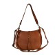 BORSA A SPALLA IN PELLE VINTAGE - YC58864 - Colore:Cuoio;