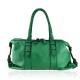 BORSA A SPALLA IN PELLE VINTAGE - YZ58864 - Colore:Verde;