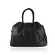 BORSA A SPALLA DONNA IN PELLE CON TRACOLLA - LN35838 - Colore:Nero;