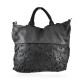 BORSA A SPALLA IN PELLE VINTAGE - YF59865 - Colore:Nero;