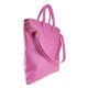 BORSA A MANO IN PELLE CON TRACOLLA - ZG35838 - lato