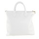 BORSA A MANO IN PELLE CON TRACOLLA - ZG35838 - Colore:Bianco;